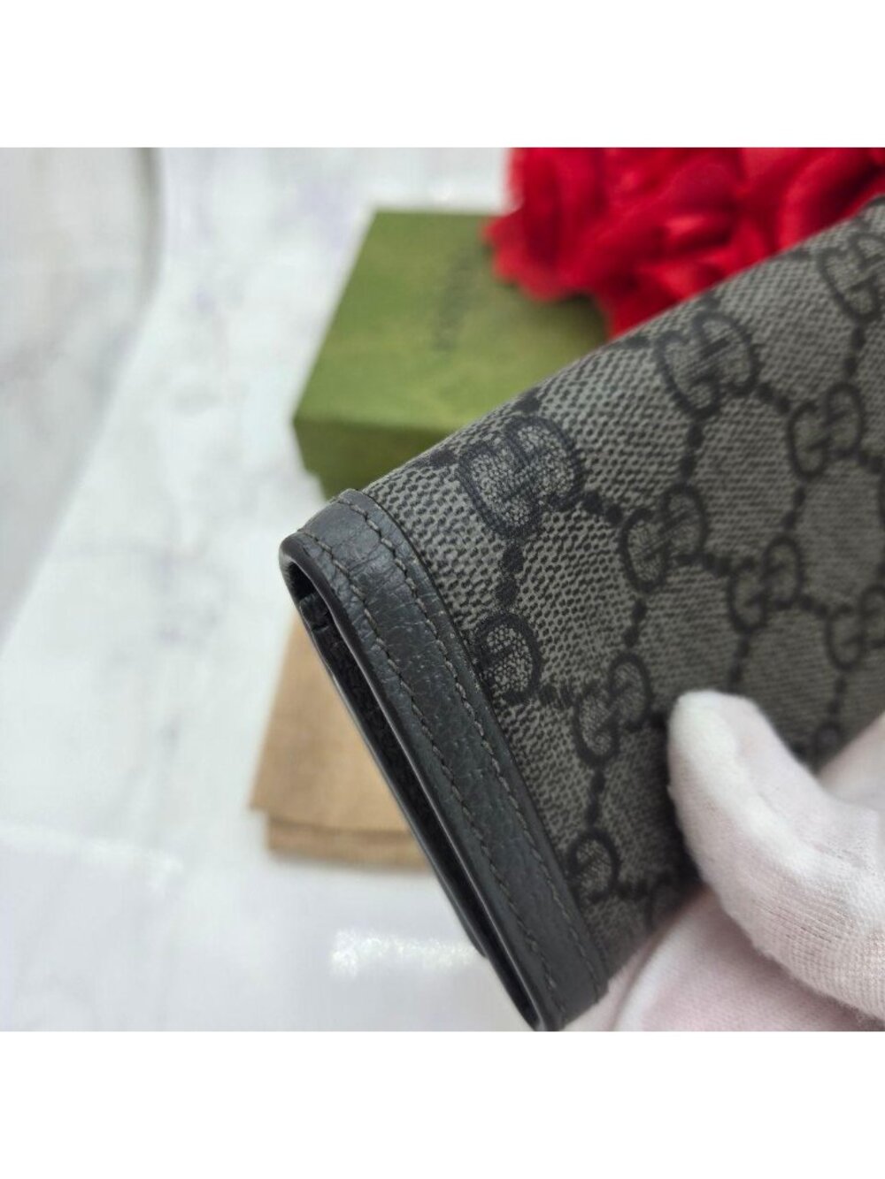 ★SOLD★ Gucci Business Card Holder Case Ophidia GG - Picture 6 of 14